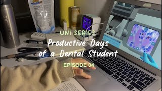 uni series ep. 04: lab activities, cafe studying, productive, dental student vlog 💪🏻