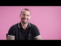 cm punk talking about aj lee for 1 minute straight
