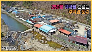 (2565) 250평 계곡물 흐르는 청정지역 진안 주천면 부동산 매매[백제부동산 전주점 전라북도 진안군]