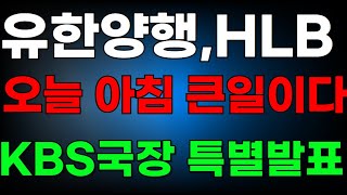 HLB,유한양행 오전5시 CMC국장-FDA조사단 한국방문 소문이 진짜였네요! 어쩐지 수상햇다