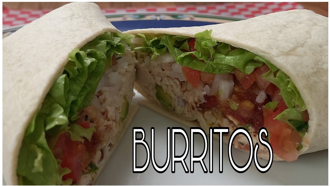 Como Hacer BURRITOS Caseros Fáciles Y Rápidos / COMIDA RÁPIDA BURRITOS ...