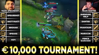 I'm In A €10,000 Streamer Tournament and Vsed Dantes! | Spear Shot