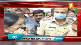 BJP DK Aruna Arrest During Kalwakurthy Lift Irrigation Project Visit | Mahabubnagar | iNews