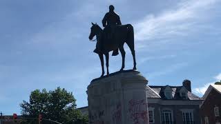 Richmond Virginia monument ave racist history #Georgefloyd #RVA #protest