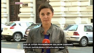 Zavišić o najavi štrajka radnika Croatia Airlinesa