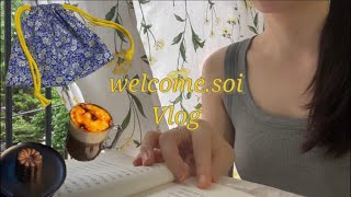 Vlog. 출근하고 퇴근하고 먹고 먹는 일상 😋 목동 혼카페는 애틱인서울하우스ㅣ태풍에는 집순이 🏠