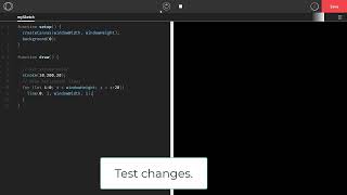 Draw a grid in OpenProcessing