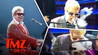 Elton John Takes It In The Face! | TMZ TV
