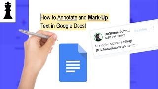 How to Annotate and Mark Up Text in Google Docs