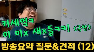 CPU 온도 20도 낮추는 팬?,방송 송출은 조상님이 틀어주지 않습니다,롯데 야구는,죠스바 제로 먹방,AM4 업그레이드 추천하는 이유-생방송 질문과 견적요약(12)