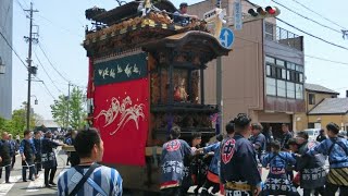 2018年 半田市下半田 本楽祭（中組祝鳩車）