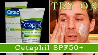 CETAPHIL SPF50+ DAILY DEFENCE MOISTURISER, TRY ON