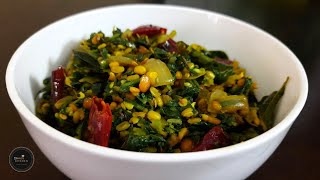 Palakura pesarapappu fry recipe || healthy \u0026 tasty spinach fry recipe || bhagi's kitchen||