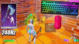 LEVIATHAN AXE GAMEPLAY | High Kill Solo Win 🏆 Apex Pro TKL Keyboard ASMR 🎧😴