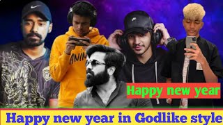 Happy new year in Godlike style || Happy new year party in GodL style @JONATHAN GAMING @GODLIKE