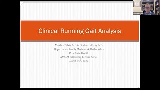 Clinical Running Gait Analysis | National Fellow Online Lecture Series