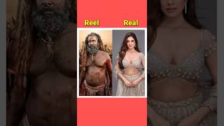 Thangalaan Movie 🤩 Characters Reel vs real #thangalaan #movie #reel #real #vikram #shorts #viral