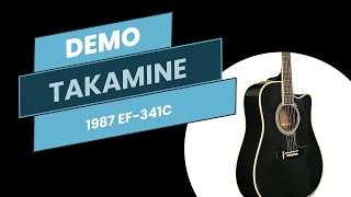 (SOLD) 1987 Takamine Cutaway EF 341C