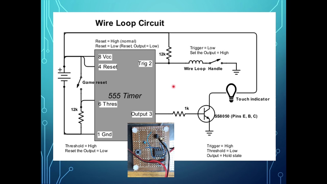 Wire Loop Game Circuit Youtube