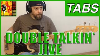"Double Talkin' Jive" bass tabs cover, Guns 'n Roses [PLAYALONG]
