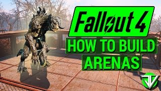 FALLOUT 4: How To Start ARENA BATTLES in Wasteland Workshop DLC! (Everything About Building Arenas)
