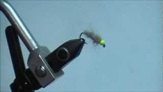 Fly Tying: Walt's Worm Fly / Crane Fly Larva (beadhead \u0026 \