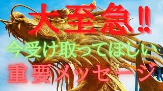 【龍神カード🐉】あなたに受け取ってほしい重要メッセージ‼️ドンピシャなメッセージ来ました‼️‼️日本の神様カード💫３択カードリーディング🌟