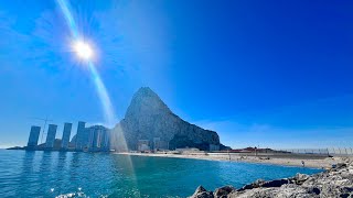 4K, Gibraltar Eastern Beach Walk | January  2025