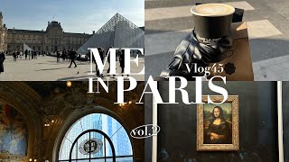 【Vlog】念願のパリ旅行vol.2  |ME IN PARIS| Louvre Museum| Le Train Bleu| CEDRIC GROLET  OPERA| ルーブル美術館とパリグルメ