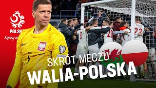 BARAŻE EL. ME 2024: Skrót meczu 🏴󠁧󠁢󠁷󠁬󠁳󠁿 Walia - Polska 🇵🇱