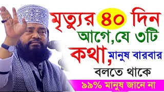 যে ব্যাক্তি মা*রা যাবে ৪০দিন আগে ঘটে আল্লামা তারেক মনোয়ার ওয়াজ Allama tarek monowar bangla waz R=04