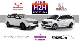 H2H #169 Wuling CORTEZ 1.5L vs Honda NEW MOBILIO