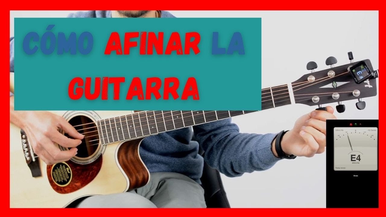 🚀 Cómo AFINAR Una GUITARRA Con Afinador O APP (Nivel -1) - YouTube