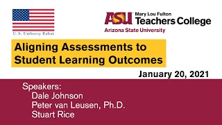 Aligning Assessments to Student Learning Outcomes | Distance Learning Webinar | January 20