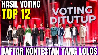 HASIL VOTING | KONTESTAN INDONESIAN IDOL XIII YANG LOLOS DI SPEKTAKULER SHOW 3 TADI MALAM