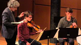 Master class avec Jean Sulem, altiste du Quatuor Rosamonde