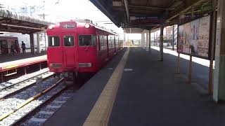 （全車一般車）名鉄神宮前駅2番線　特急名古屋行き到着