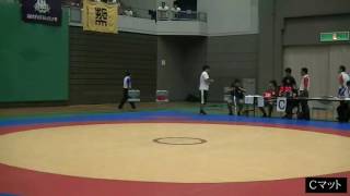 全日本学生レスリング選手権大会Cマット4日目