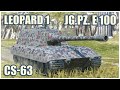 Jg.Pz. E 100, Leopard 1 & CS-63 • WoT Blitz Gameplay