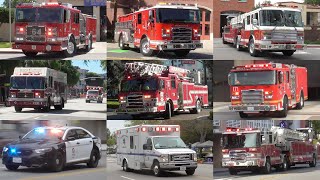 Fire Trucks Police & EMS Responding Compilation 2026 #9: April 2026 Recordings