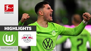 VfL Wolfsburg - RB Leipzig 2-1 | Highlights | Matchday 12 – Bundesliga 2023/24