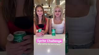 Sprite Challenge 🥤 #shorts #short