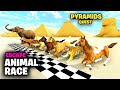 ESCAPE ANIMAL RACE | Elephant, Zebra, Tiger, Deer, Horse, COW | Animal Adventure Race | Animal Race