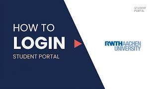 How to Login to RWTH Aachen University Portal 2026 | Student Sign In Guide