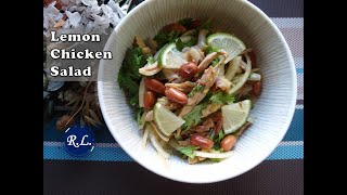 【雞肉料理】檸檬手撕雞!炎炎夏日來點酸辣小菜好開胃!!｜Lemon Chicken Salad ｜R.L. 料理研究室 R-Lin Cooking