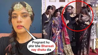 Sanjay Leela Bhansali Push Pregnant Richa Chadha for Niece Sharmin Segal At Heeramandi Event