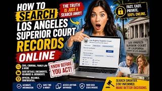 How to search Los Angeles superior court records online
