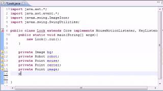 Java Game Development | Chapter - 33 Intro to Mouselook ‏