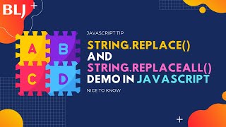 String.replace() and String.replaceAll() demo in JavaScript