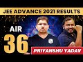 How PW Helped Priyanshu to Get AIR 36 in JEE Advanced 2021? || PRAYAS & Toppers JEE ADVANCED Batch